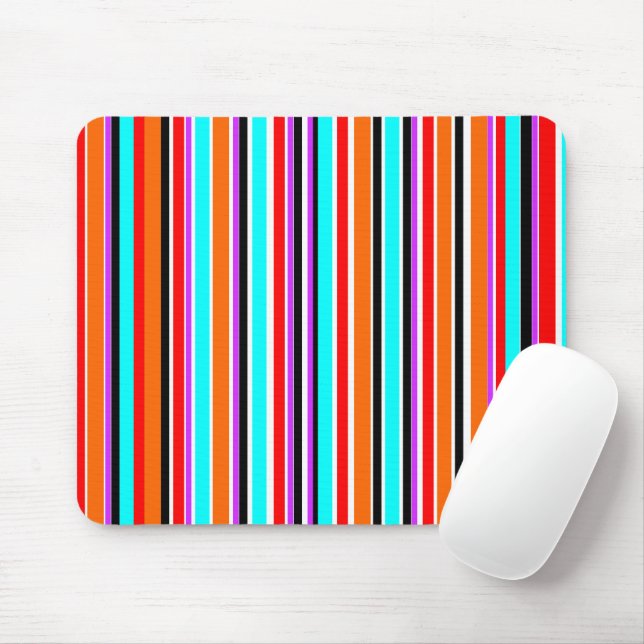 Mixed Stripes Mouse Mat (With Mouse)