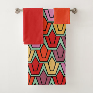 Mixed Tulip Field Bath Towel Set