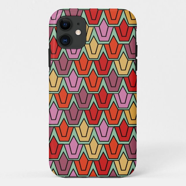 Mixed Tulip Field  Case-Mate iPhone Case (Back)