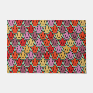 Mixed Tulip Field  Doormat