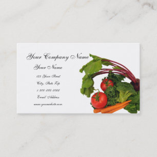 Mixed Vegetable Business Cards