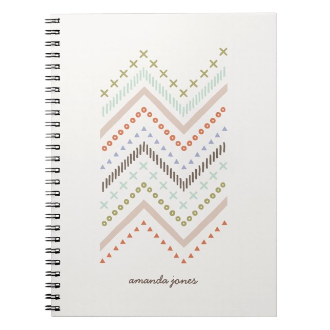 Mixed Zig Zag Journal - Army (Front)