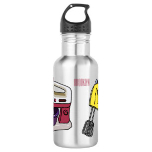 Mixer cartoon illustration 532 ml water bottle