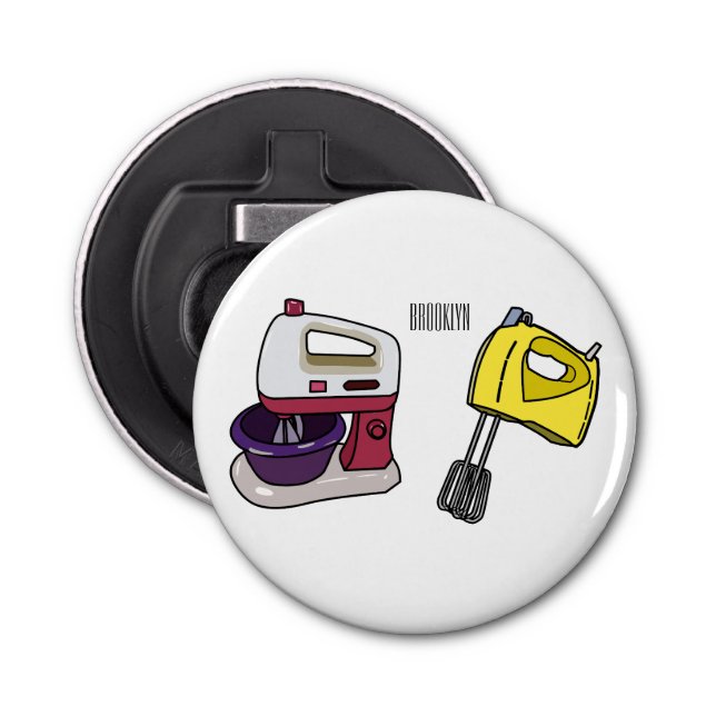 Mixer cartoon illustration  bottle opener (Front)