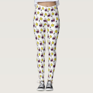Mixer cartoon illustration  leggings
