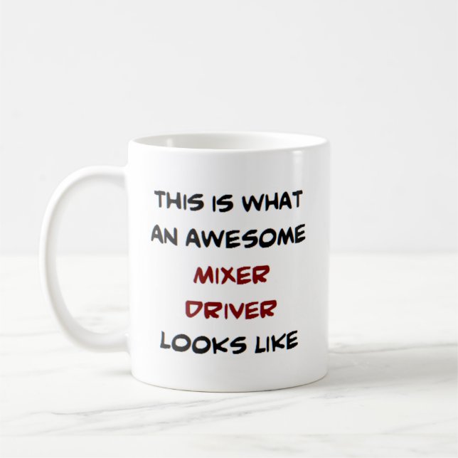 mixer driver, awesome coffee mug (Left)