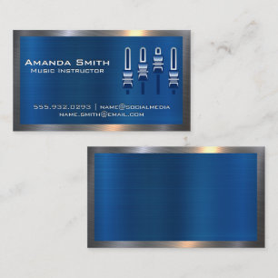 Mixer   Sound Engineer Business Card