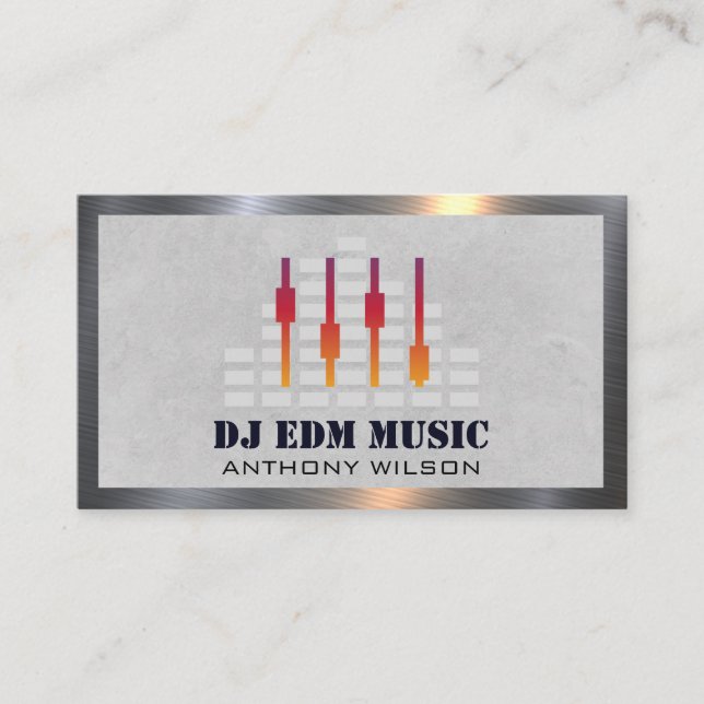 Mixer | Sound Engineer Producer | Musician Business Card (Front)