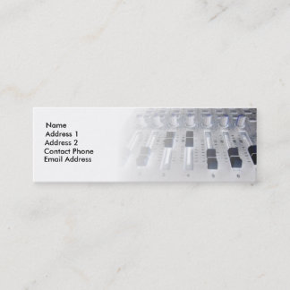 Mixer Studio Recording Sound Engineer Mini Business Card