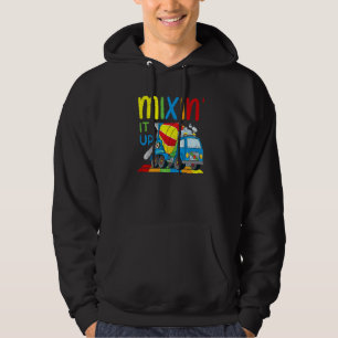 Mixin It Up Cement Concrete Mixer Truck Toy Rainbo Hoodie