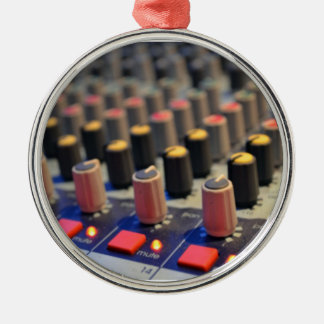 Mixing Board Buttons Metal Tree Decoration