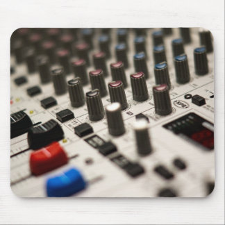 Mixing Board Closeup Mouse Mat