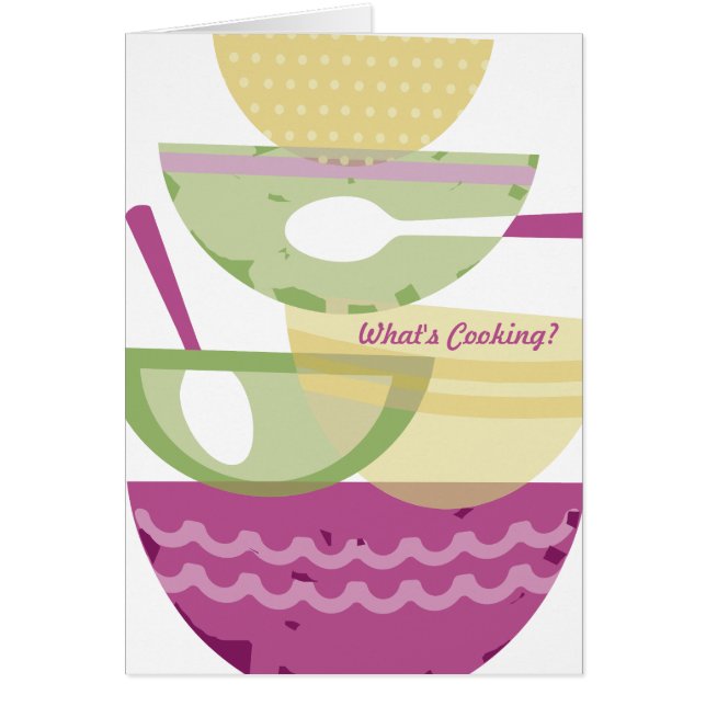 Mixing bowls stacked orchid cooking baking bakery (Front)