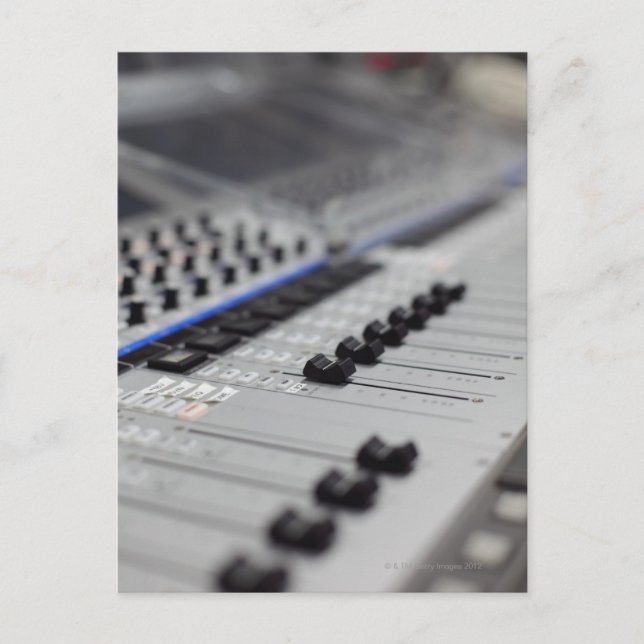 Mixing Desk Postcard (Front)