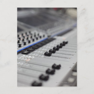 Mixing Desk Postcard