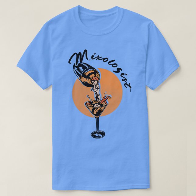 Mixologist Barkeeper Bartender Gift T-Shirt (Design Front)