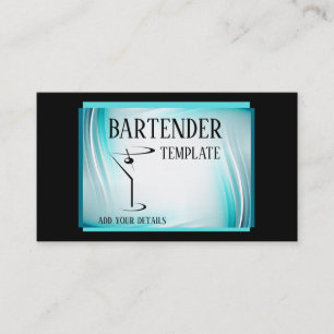 Mixologist bartender business cards