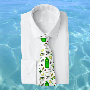 Mixologist Martini Cocktails Gin Tonic Drinks Tie