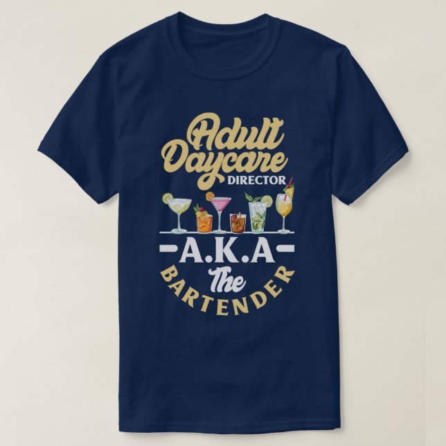Mixology Cocktails Bartending Mixologist Funny Bar T-Shirt (Design Front)