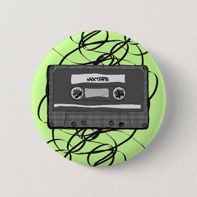Mixtape 6 Cm Round Badge (Front)