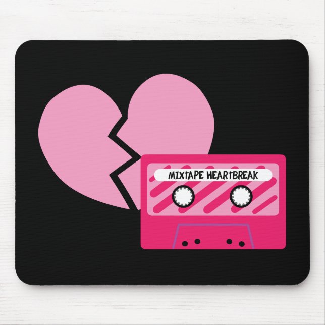 MixTape Heartbreak Mouse Mat (Front)