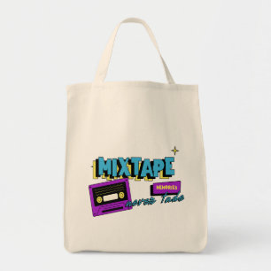 Mixtape Memories Retro Cassette Nostalgia  Tote Bag