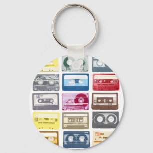 Mixtapes Graphic Key Ring