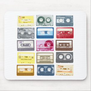 Mixtapes Graphic Mouse Mat