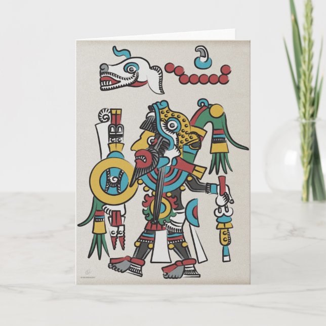 Mixtec Greetings Card (Front)