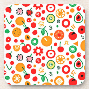 Mixtures of Fruit Patterns. Buy Now Coaster