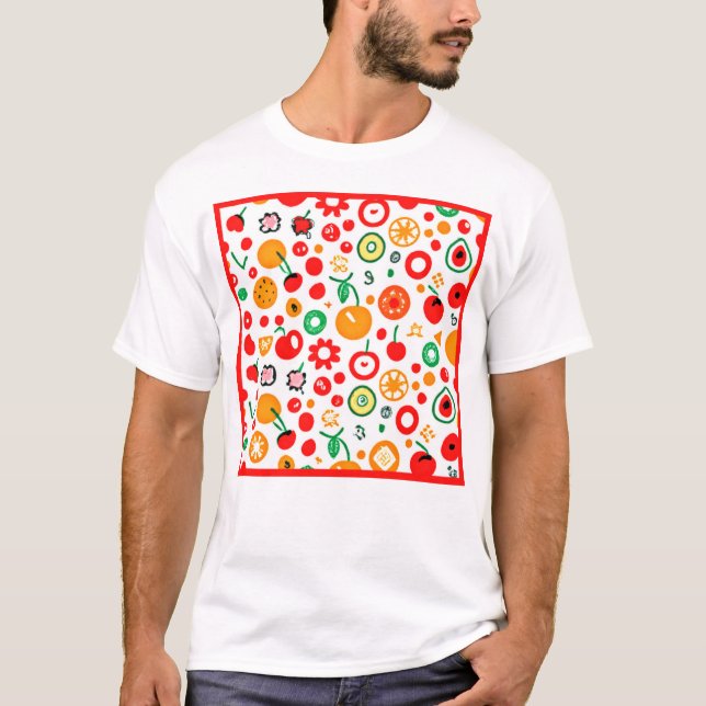 Mixtures of Fruit Patterns. Buy Now T-Shirt (Front)