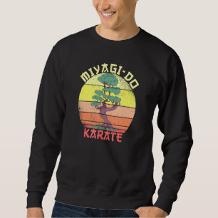 Miyagi Do Karate Bonsai Retro Vintage Sweatshirt