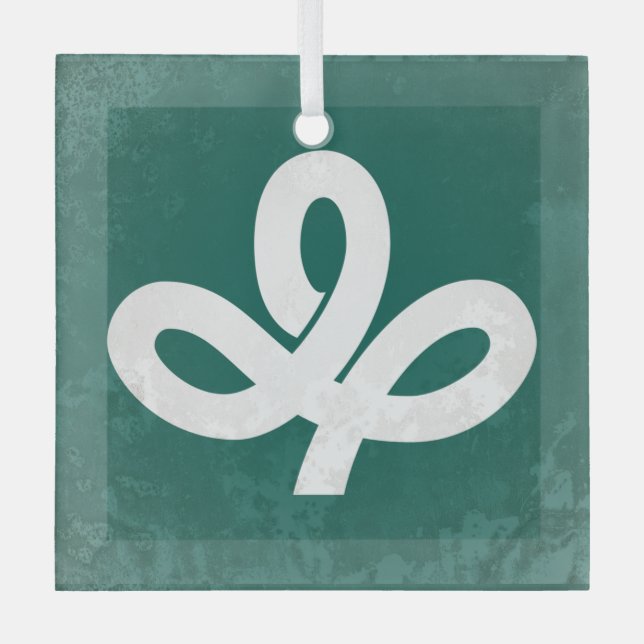 Miyagi Prefecture Glass Tree Decoration (Front)