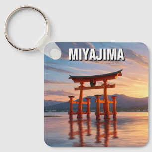 Miyajima Floating Torii Itsukushima Shrine Travel Key Ring