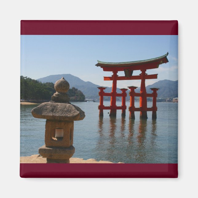 miyajima torii red magnet (Front)