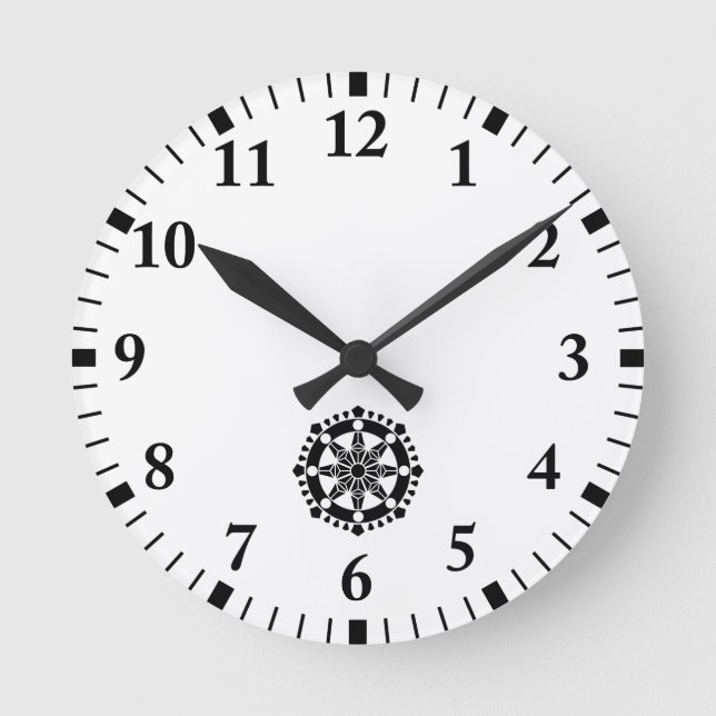 Miyake Rinpo_Monnoizumi Round Wall Clock (Front)