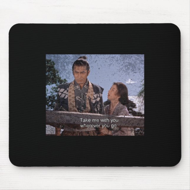 Miyamoto Musashi Otsu – Samurai Trilogy Bridge Sce Mouse Mat (Front)