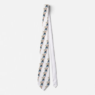 Miyamoto Musashi Painting c. 1800's Tie