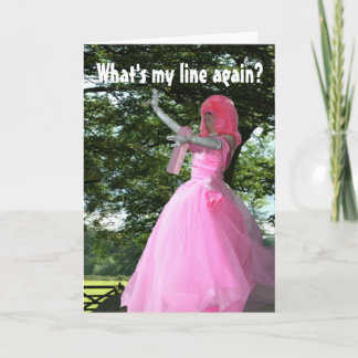 Miz Cotton greets her fans Card