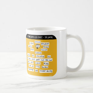 MJ1445 mahoney joe, capricorn, starsign, zodiac Coffee Mug