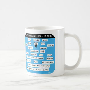 MJ1447, mahoney, joe, aquarius, zodiac, starsign Coffee Mug