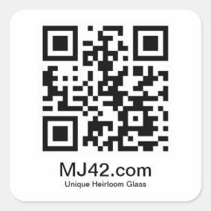 MJ42.com Square Sticker