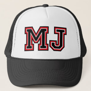"MJ" Monogram Trucker Hat