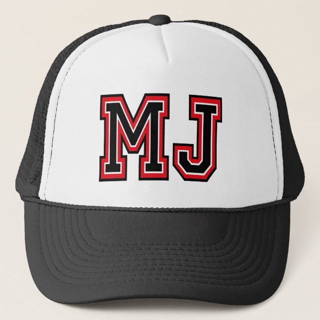 "MJ" TRUCKER HAT (Front)