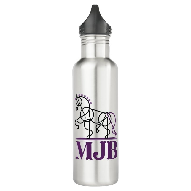 MJB logo  710 Ml Water Bottle (Left)