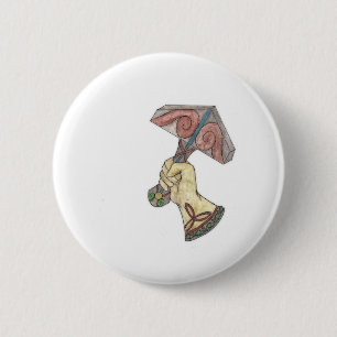 Mjolnir 6 Cm Round Badge