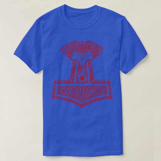 Mjolnir Amulet of Kings T-Shirt (Design Front)