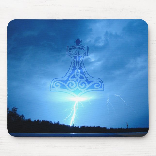 Mjolnir Strikes Mouse Mat (Front)