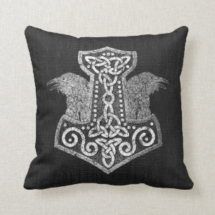 Mjolnir  - the hammer of Thor Cushion