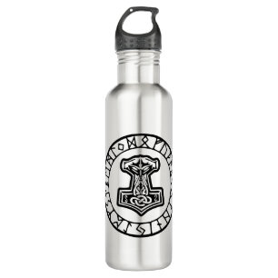 Mjölnir Thor’s Hammer 0033  #USAPatriotGraphics  © 710 Ml Water Bottle